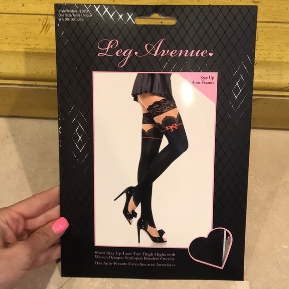 Brand new sheer stay up lace thigh highs - Picture 1 of 8